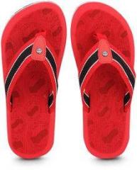 Gas Stripe Red Flip Flops men