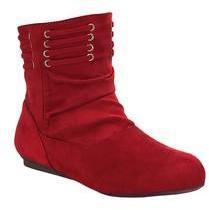 Get Glamr Ankle Length Red Boots women