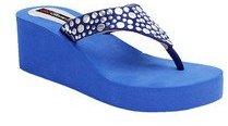 Get Glamr Blue Wedges women