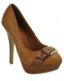 Get Glamr Brown Stilletoes Women