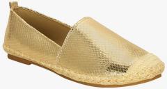 Get Glamr Gold Regular Loafers women