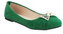 Get Glamr Green Belly Shoes women