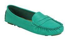 Get Glamr Green Moccasins women