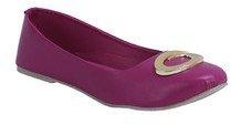 Get Glamr Purple Belly Shoes women