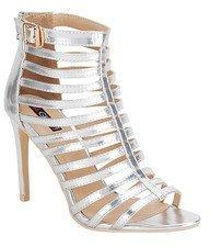 Get Glamr Silver Stilletoes women