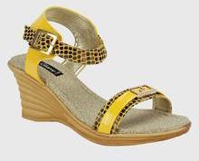 Get Glamr Yellow Wedges women