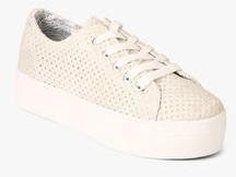 Ginger By Lifestyle Off White Casual Sneakers women