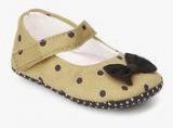 Gini & Jony Beige Mary Jane Bow Belly Shoes girls