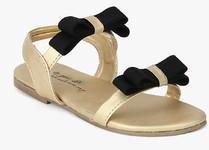 Gini & Jony Black Bow Sandals girls