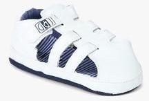 Gini & Jony Shadow White Sandals boys