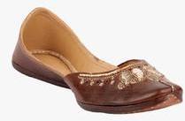 Glamwalk Brown Belly Shoes women