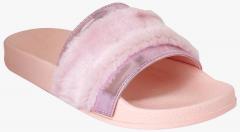 Hand Walk Pink Flip Flops women