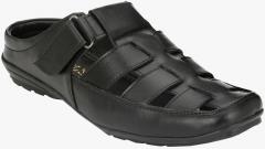 Hirels Black Fisherman Sandals men