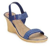 Hm Blue Wedges women