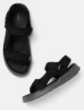 Hrx By Hrithik Roshan Black Sports Sandals Men