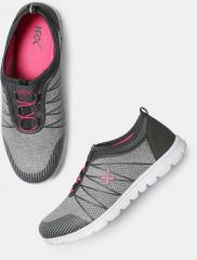 Hrx By Hrithik Roshan Grey Solid Sneakers women