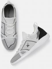 Hrx By Hrithik Roshan Off White Mesh Regular Running Shoes men