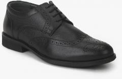 Hush Puppies Black Textured Brogues men