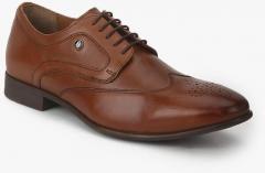 Hush Puppies Brown Textured Brogues men