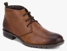 Hush Puppies Carlos Mid Cut Brown Boots men