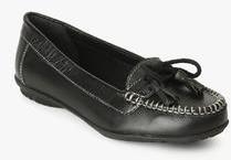 Hush Puppies Ceil Black Tassel Moccasins women