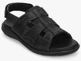 Hush Puppies Charles Black Sandals Men