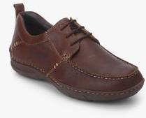 Hush Puppies Franklin Brown Derby Formal Shoes men