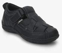 Hush Puppies Franklin Xross Black Sandals men