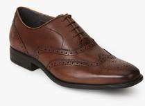 Hush Puppies Griffin Maddow Brogue Brown Formal Shoes men