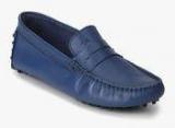 Hush Puppies Gwen Drivers Blue Moccasins women