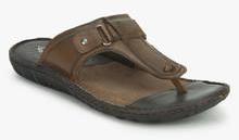 Hush Puppies Harlet Thong Brown Slippers men