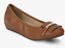 Hush Puppies Madrid Tan Belly Shoes women