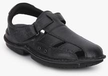 Hush Puppies New Decent BLACK SANDALS men