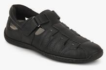 Hush Puppies Oily Fisherman Black Sandals men