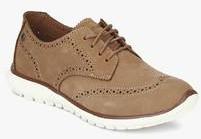 Hush Puppies Zula Tricia Brown Derby Brogue Lifestyle Shoes women