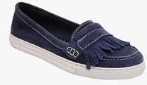 Ilo Navy Blue Moccasins women