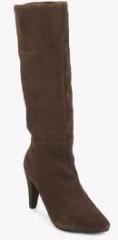 Inara Brown Calf Length Boots women