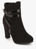 Inc 5 Black Buckled Ankle Length Boots women