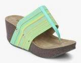 Inc 5 Multicoloured Striped Wedges women