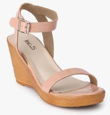 Inc 5 Pink Ankle Strap Wedges women