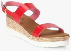 Inc 5 Red Solid Sandals women