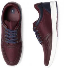 Invictus Maroon Synthetic Regular Sneakers men