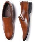 Invictus Tan Leather Formal Shoes Men