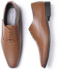 Invictus Tan Textured Oxfords men