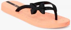 Ipanema Black Slip On Flip Flops girls