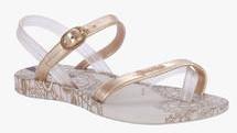 Ipanema Golden Flip Flops girls