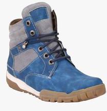 Ishoes Blue Boots men