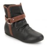 J Collection Ankle Length Black Boots women