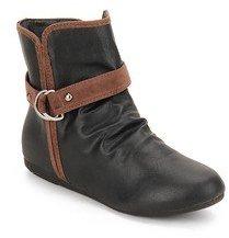 J Collection Ankle Length Black Boots women