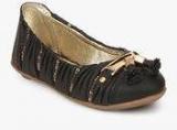 J Collection Black Tassel Belly Shoes Girls